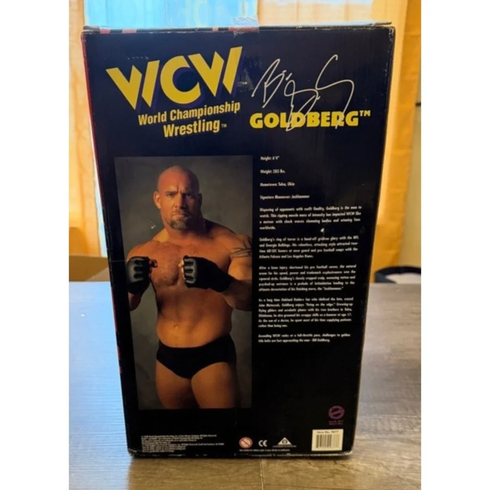 WCW Goldberg Signature Series Action Figure KB Toys Exclusive Limited Edition